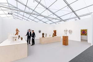 Thomas Houseago, <a href='/art-galleries/xavier-hufkens/' target='_blank'>Xavier Hufkens</a>, Frieze New York (2–5 May 2019). Courtesy Ocula. Photo: Charles Roussel.